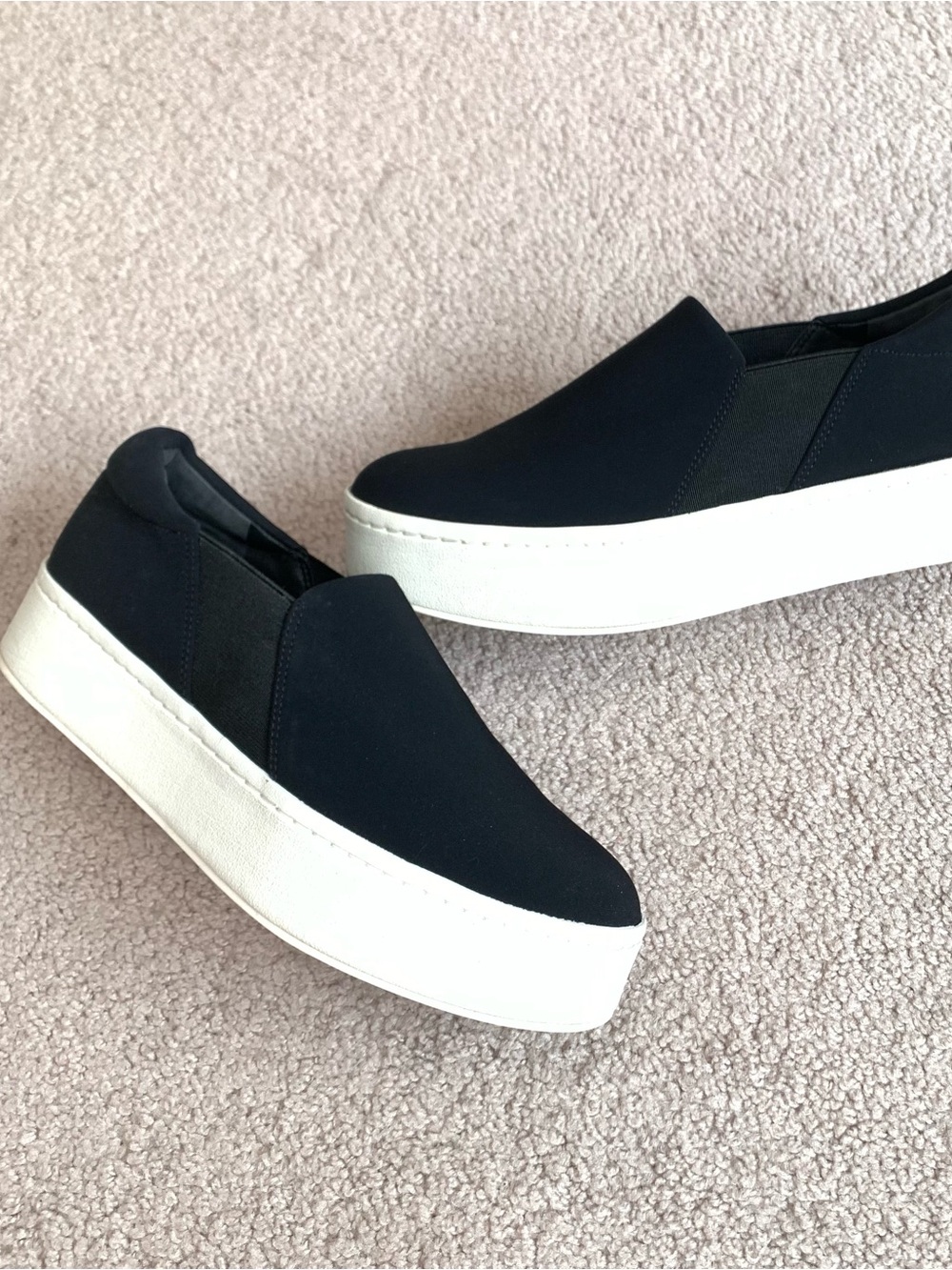 Vince Warren Black Platform Sneaker Women’s Size 6